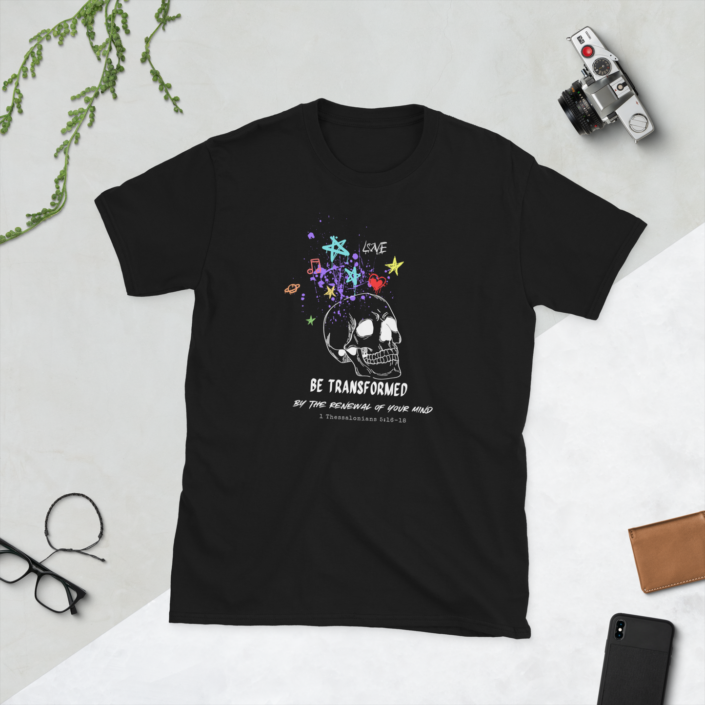 Be Transformed Skull Christian T-Shirt