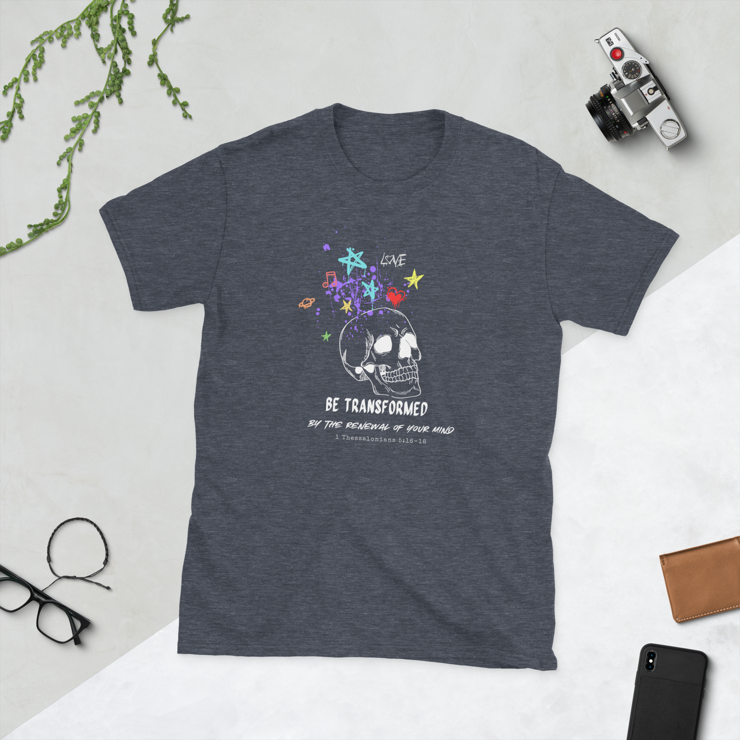 Be Transformed Skull Christian T-Shirt