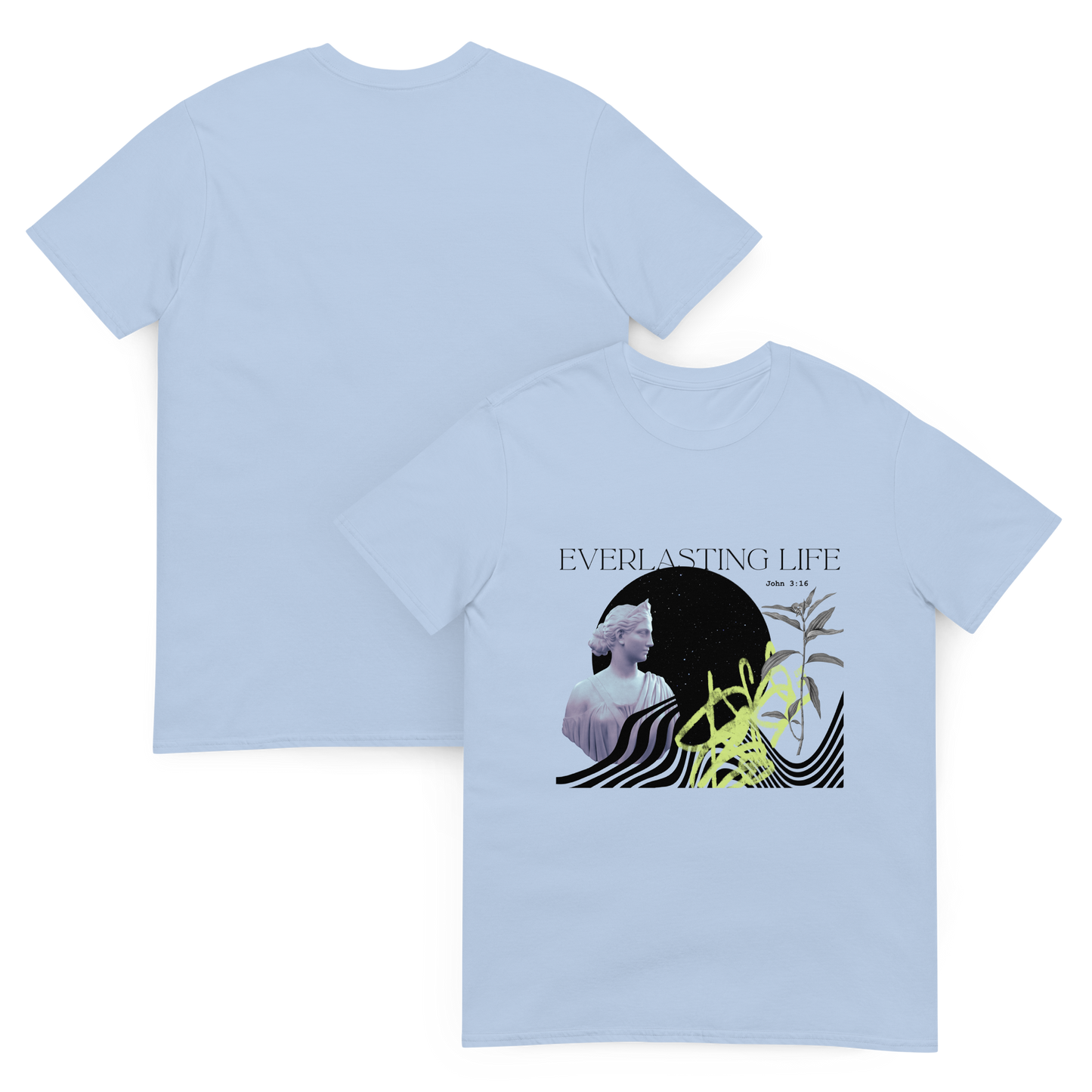 Everlasting Life Christian Abstract Art T-Shirt