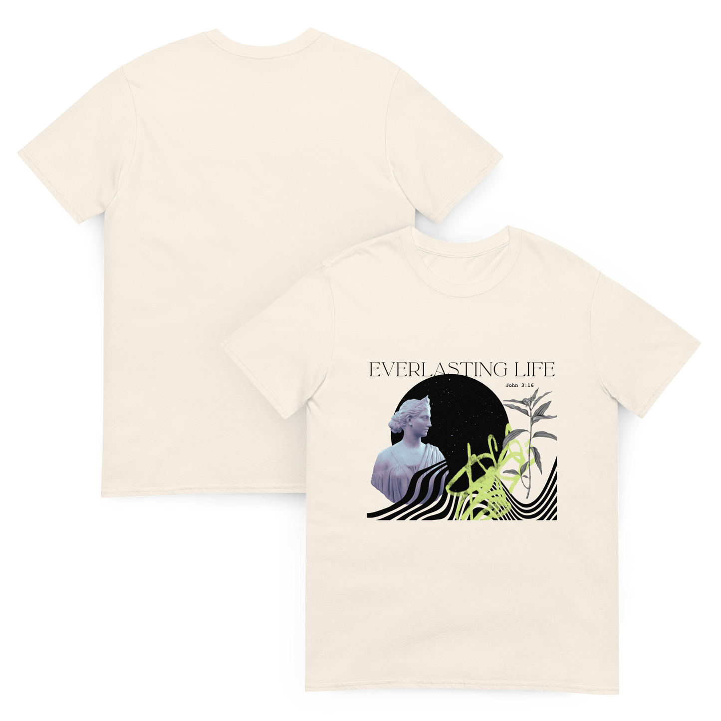 Everlasting Life Christian Abstract Art T-Shirt