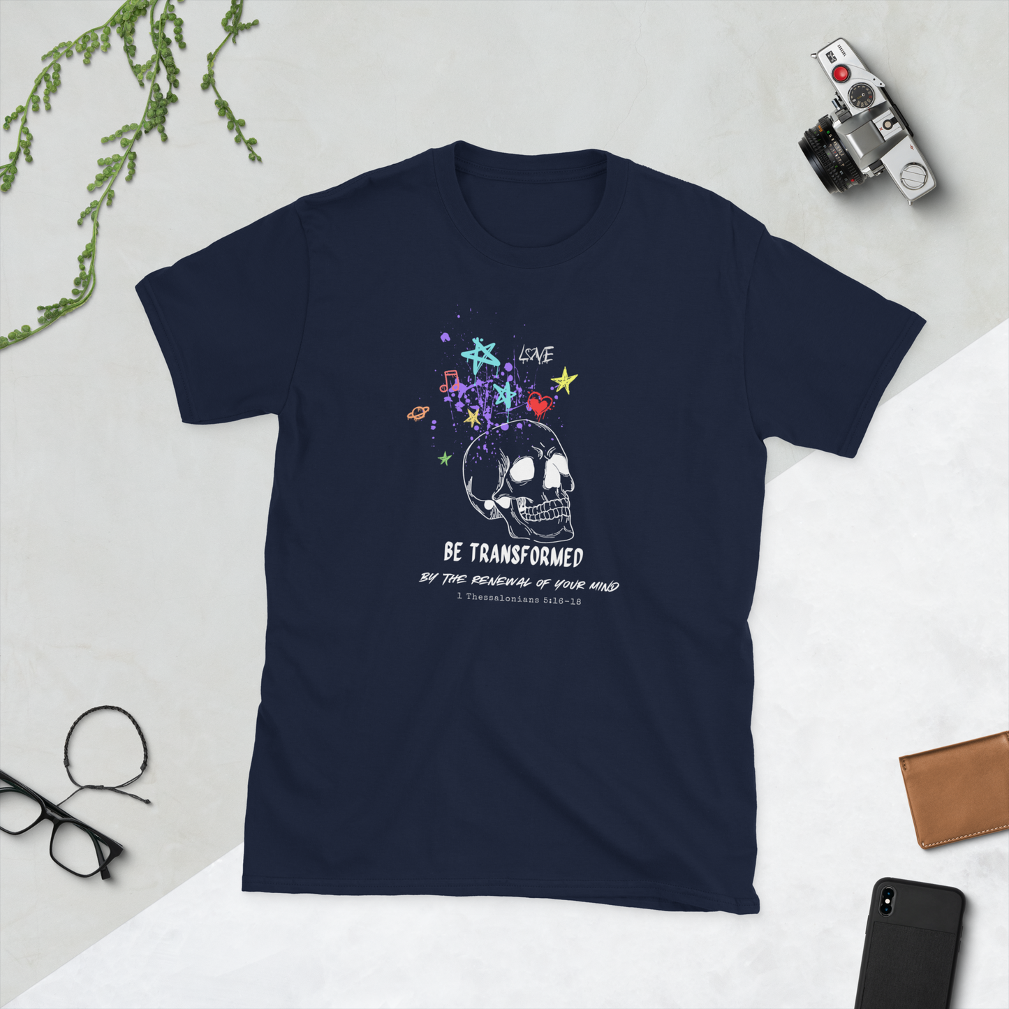 Be Transformed Skull Christian T-Shirt