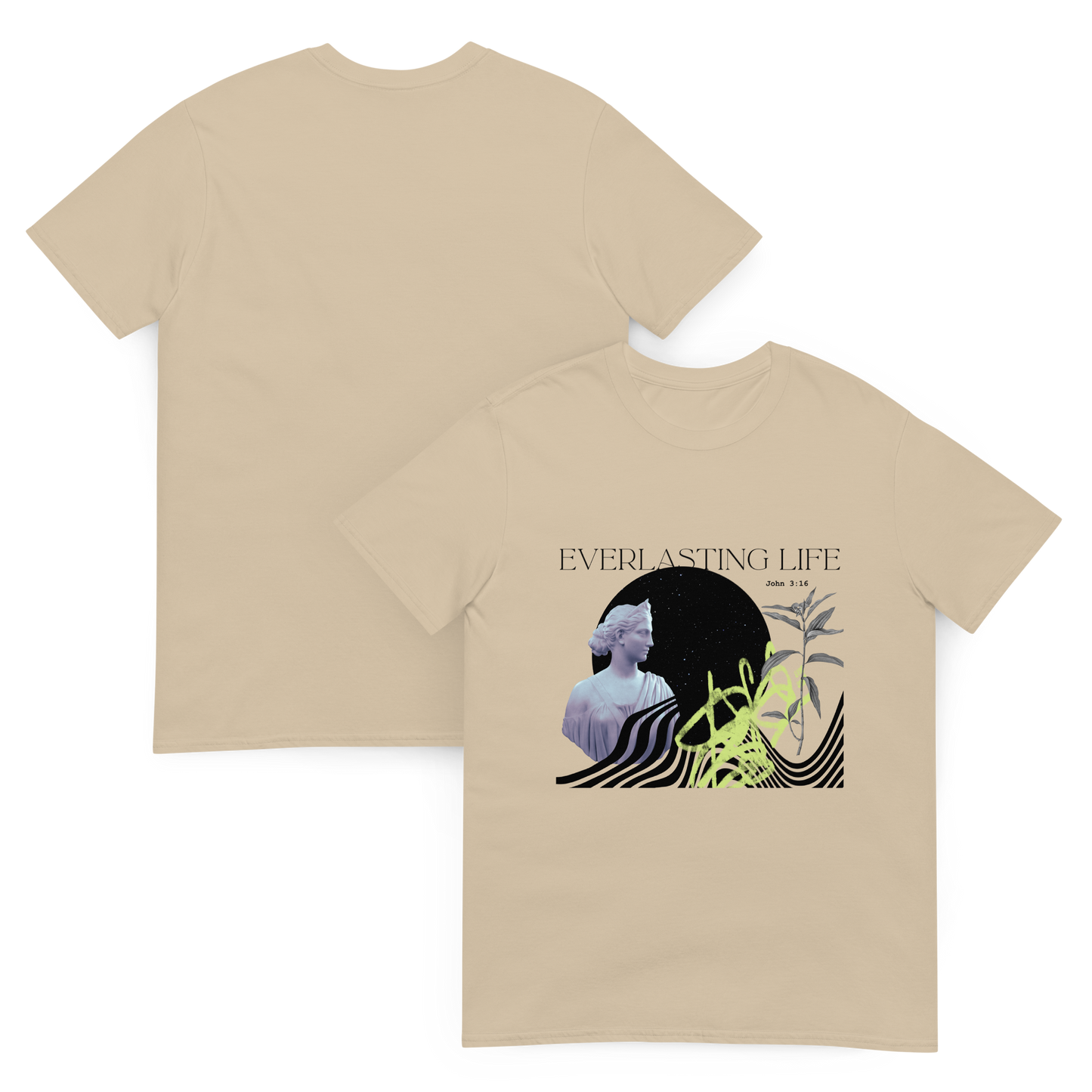 Everlasting Life Christian Abstract Art T-Shirt