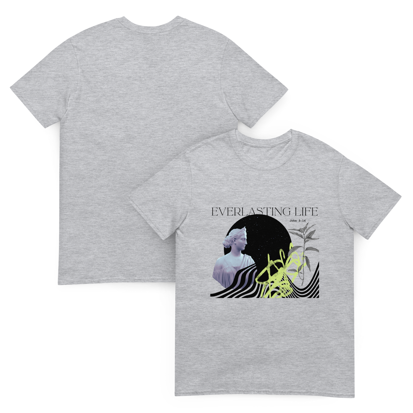 Everlasting Life Christian Abstract Art T-Shirt