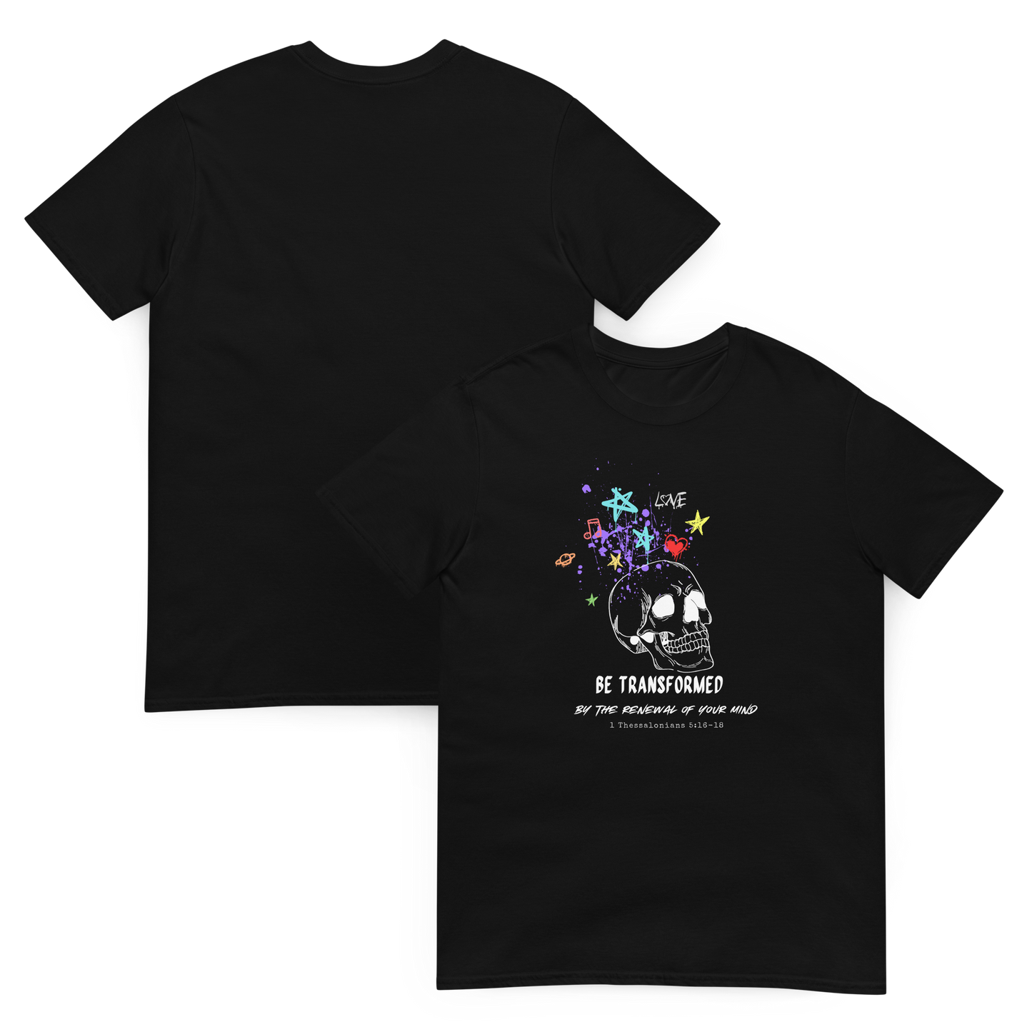 Be Transformed Skull Christian T-Shirt