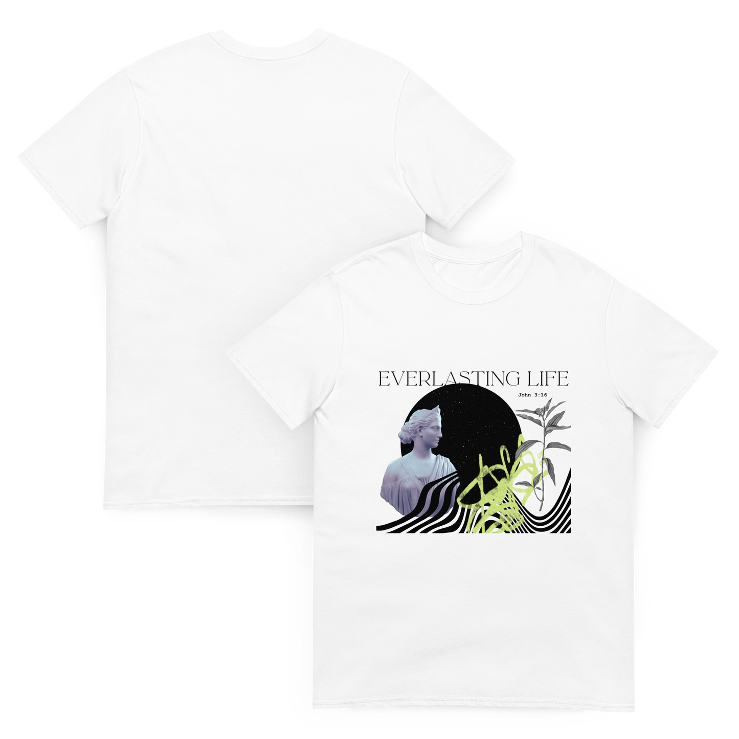 Everlasting Life Christian Abstract Art T-Shirt